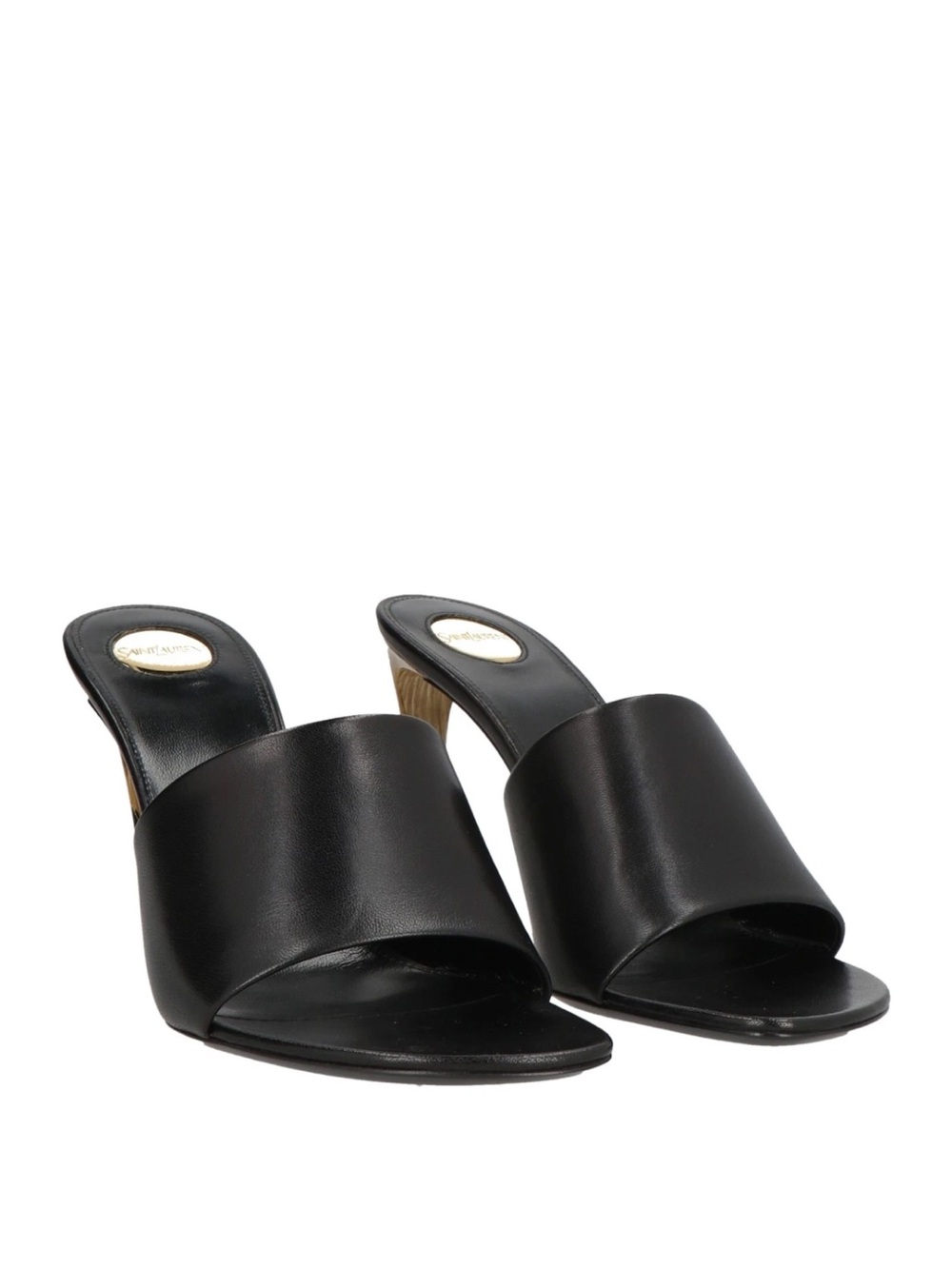 RRP€995 SAINT LAURENT Leather Mule Sandals US6.5 UK3.5 EU36.5 Made in Italy - Picture 5 of 11